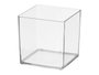 Giftdecor - Jarrón Aparrenza Cuadrado de Acrílico, Transparente, Dimensiones: 15 cm Ancho x 15 cm Alto x 15 cm Largo, para Decoración (Set de 16)