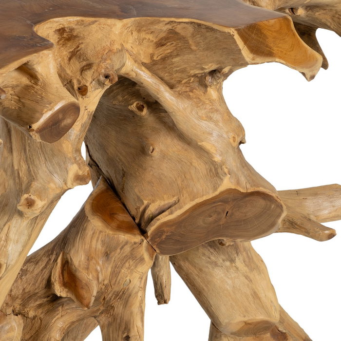 Consola Natural Madera de Teca Entrada 80 X 40 X 80 cm