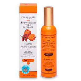 L'ERBOLARIO Solar Spf50 Velo Invisible Spray 100Ml Protector Solar Hidratante Resistente Al Agua Sin Marcas Blancas