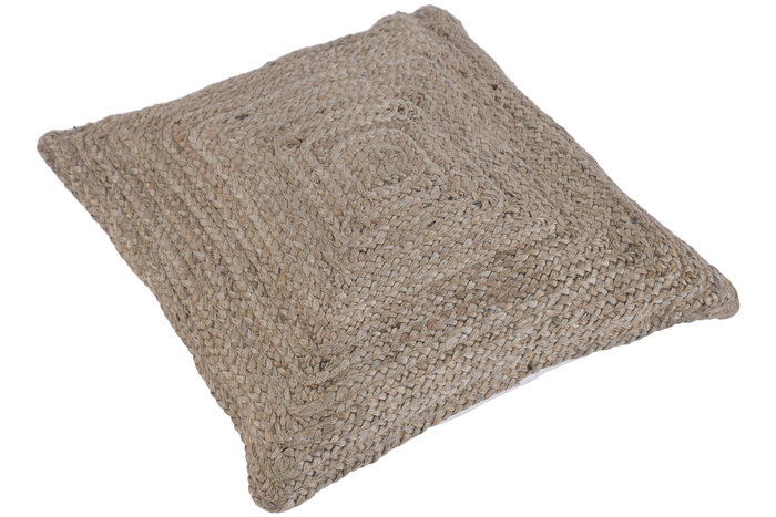 DKD Home Decor Cojín de Yute y Algodón 60x60 cm Marrón DKD Home Decor Cojín de Yute y Algodón 60x60 cm Marrón