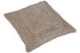 DKD Home Decor Cojín de Yute y Algodón 60x60 cm Marrón