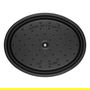 Staub Cocotte Oval de Hierro Fundido Esmaltado, 12 L, 41 cm, Negro