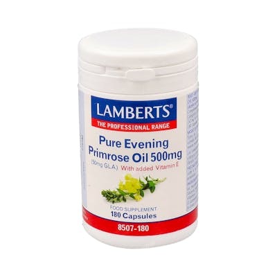 Lamberts Aceite de Prímula Puro 500 mg 180 Cápsulas