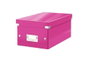 Leitz Caja de almacenamiento Click & Store para DVD fucsia