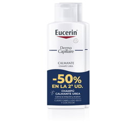 Eucerin DERMOCAPILLAIRE Champú con Urea Calmante para Cuero Cabelludo Seco y con Picor - Pack 2 x 250 ml