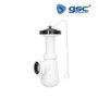 Gifont Sifón de botella corto extensible salida Ø40mm con reductora Ø32mm para lavabo o bidet