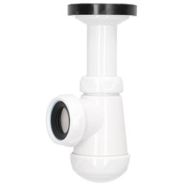 Gifont Sifón de botella corto extensible salida Ø40mm con reductora Ø32mm para lavabo o bidet