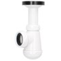Gifont Sifón de botella corto extensible salida Ø40mm con reductora Ø32mm para lavabo o bidet