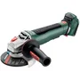 Metabo WPB 18 LT BL 11-125 Quick Amoladora angular a batería 18V sin escobillas de 125mm, incluye maletín MetaBOX 165 L