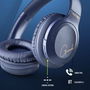 NGS Auriculares Inalámbricos Arctic Greed Bluetooth 5.1, Micrófono, 40h, USB-C, Azul