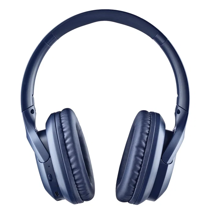 Artica Greed Auriculares Diadema Inalámbricos Bluetooth 5.1 y Alámbricos con Cable 3.5mm, Plegables, Micrófono, 40 Horas Batería, USB-C, Color Azul