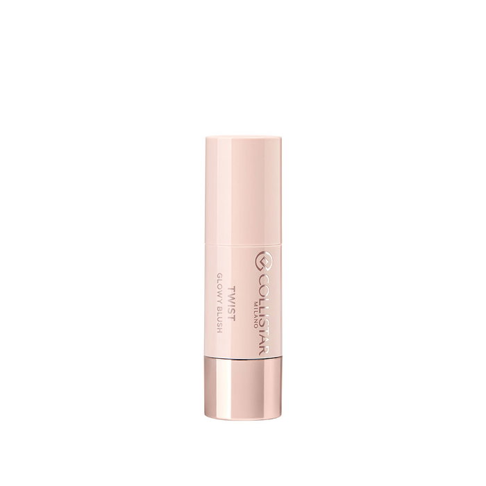 Collistar Twist Glowy Blush Colorete en Stick Cremoso y Radiante, #02-Eterea, 5 g, Efecto Buena Cara, Textura 3 en 1, Con Manteca de Melocotón y Ácido Hialurónico