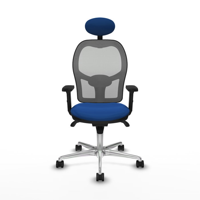 PIQUERAS Y CRESPO Silla de oficina Jorquera Azul y Gris PIQUERAS Y CRESPO Silla de oficina Jorquera Azul y Gris