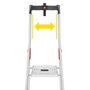 Hailo L80 ComfortLine 3 Step Stepladder