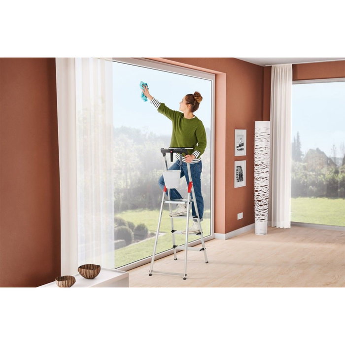 Hailo L80 ComfortLine 3 Step Stepladder Hailo L80 ComfortLine 3 Step Stepladder
