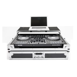 MAGMA DJ-Controller-Workstation Ddj-Flx10 Maleta para Controlador y Portátil con Plataforma Deslizante Resistente