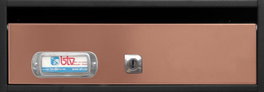 BTV Buzón Horizon Comunidad Aneto Bronce 345x120x250 mm