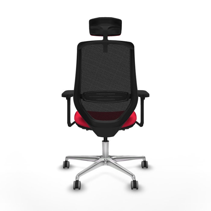 PIQUERAS Y CRESPO Silla de oficina Mardos Rojo/Negro con Mecanismo Sincro/Traslack y Brazos 3D PIQUERAS Y CRESPO Silla de oficina Mardos Rojo/Negro con Mecanismo Sincro/Traslack y Brazos 3D