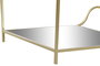 DKD Home Decor Mesa Centro Dorado Metal Espejo 120 x 60 x 45 cm