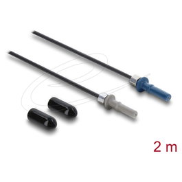 DeLOCK 91034 Cable de fibra óptica multimodo HFBR 4501-4511Z de 2 m