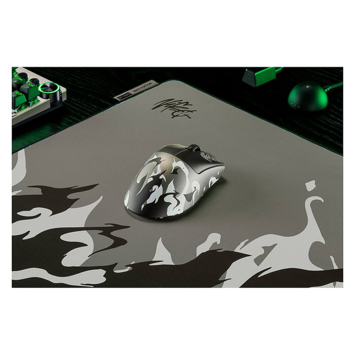 Razer DeathAdder V4 Pro NiKo Ed. (RZ01-05330300-R3M1) Ratón Inalámbrico Negro, Gris Razer DeathAdder V4 Pro NiKo Ed. (RZ01-05330300-R3M1) Ratón Inalámbrico Negro, Gris