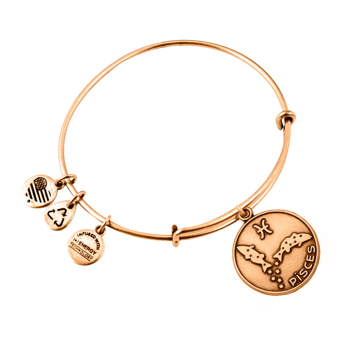 Alex And Ani Pulsera Piscis II Dorado Metal Ajustable Alex And Ani Pulsera Piscis II Dorado Metal Ajustable