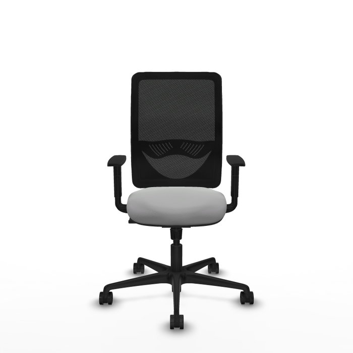 PIQUERAS Y CRESPO Silla de oficina Zulema con mecanismo Sincro, Gris claro y Negro PIQUERAS Y CRESPO Silla de oficina Zulema con mecanismo Sincro, Gris claro y Negro