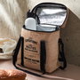 Cook Concept Bolsa Térmica Routes 9 L con Interior de Aluminio y Exterior Efecto Yute