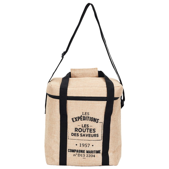 Cook Concept Bolsa Térmica Routes 9 L con Interior de Aluminio y Exterior Efecto Yute Cook Concept Bolsa Térmica Routes 9 L con Interior de Aluminio y Exterior Efecto Yute