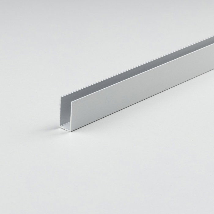 Arcansas Perfil U de Aluminio Anodizado para Bricolaje, 1000 mm de Largo x 10 mm x 10 mm Arcansas Perfil U de Aluminio Anodizado para Bricolaje, 1000 mm de Largo x 10 mm x 10 mm