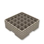 Vollrath Cesta Puj 25 Div de Polipropileno con Base y 1 Altura, 25 Compartimentos, 120 mm de Alto