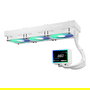 ASRock Challenger White 360 Digital Kit de Refrigeración Líquida AIO, 3 Ventiladores de 120 mm RGB, Pantalla LCD 3", Blanco, Compatible con AM4/AM5/LGA1700/LGA1851