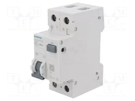 Siemens 5SU13567KK10 Dispositivo Combinado FI/Protección contra Sobrecorriente Tipo A 30mA 10A