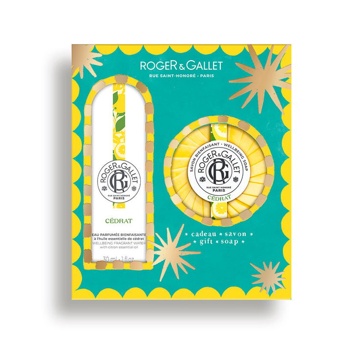 Roger & Gallet Cédrat Agua Perfumada Bienestar Estuche 2 pz (Agua Perfumada 30ml + Jabón 100g)
