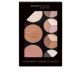 Magic Studio Paleta Sombra de Ojos y Bronceador EYESHADOW & BRONZER PALETTE 23 gr