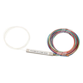 Extralink Splitter PLC 1:8 900µm sin conectores en caja de acero