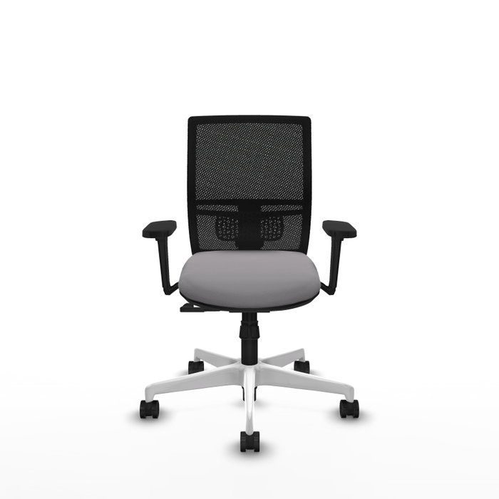 PIQUERAS Y CRESPO Silla de oficina Yunquera con mecanismo Sincro, Gris y Negro PIQUERAS Y CRESPO Silla de oficina Yunquera con mecanismo Sincro, Gris y Negro