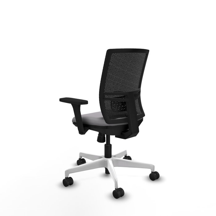 PIQUERAS Y CRESPO Silla de oficina Yunquera con mecanismo Sincro, Gris y Negro PIQUERAS Y CRESPO Silla de oficina Yunquera con mecanismo Sincro, Gris y Negro