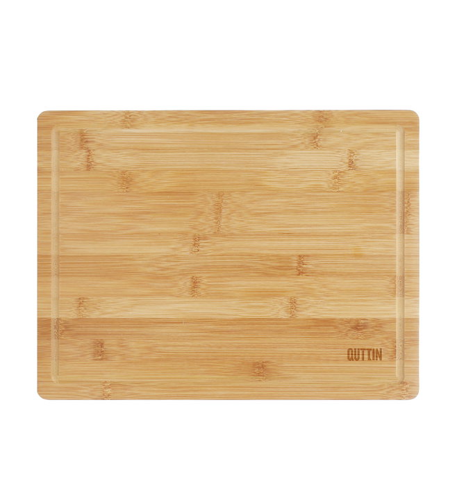 Quttin Tabla de Cortar de Bambú con Borde de Color (6 Unidades) 39.5 x 30 cm