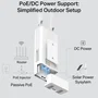 TP-Link TL-MR100-Outdoor Router Inalámbrico 4G LTE Exterior, 300 Mbps WiFi 2.4GHz, 2 Antenas, IP65, PoE, Para Montaje en Pared/Poste/Ventana