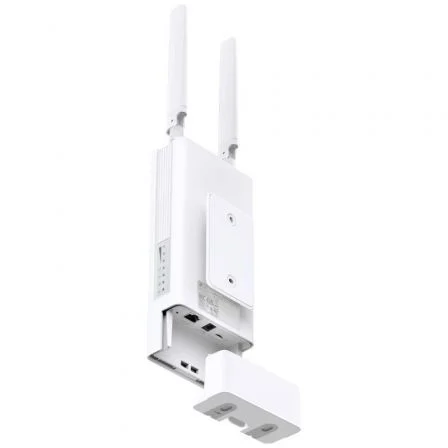 TP-Link TL-MR100-Outdoor Router Inalámbrico 4G LTE Exterior, 300 Mbps WiFi 2.4GHz, 2 Antenas, IP65, PoE, Para Montaje en Pared/Poste/Ventana
