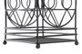 DKD Home Decor Cubertero Metal Geométrico Negro