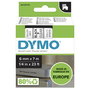 Dymo Cinta D1 6mm x 7m Negro sobre Transparente