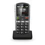 Emporia SIMPLICITY (V27) Teléfono Móvil 2G Resistente IP54, Pantalla 2", Bluetooth, Radio FM, Color Negro Plata
