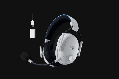 Razer Auriculares BlackShark V3 Pro Inalámbrico y Alámbrico Blanco para PlayStation PS5 PC Mac Smartphones