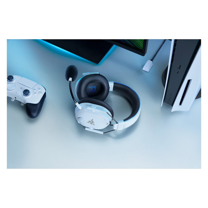 Razer BlackShark V3 Pro Auriculares Gaming Inalámbricos para PlayStation - Blanco