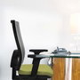 PIQUERAS Y CRESPO Silla de oficina Horna Verde oliva y Blanco