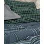 Aucune Juego de cama Azul con funda nórdica y 2 fundas de almohada