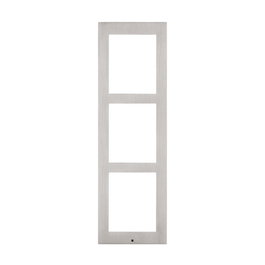 2N IP-Verso Aufputzrahmen 3-Modul Marco de Superficie Plata para Intercomunicador Helios 9155023