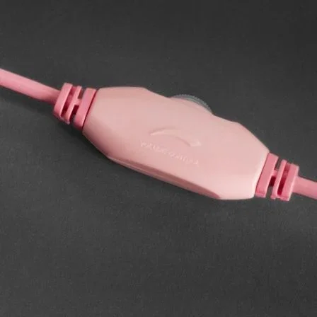 Mars Gaming Auriculares Gaming MH122P Jack 3.5 Rosas con Micrófono Omnidireccional y Conexión Universal